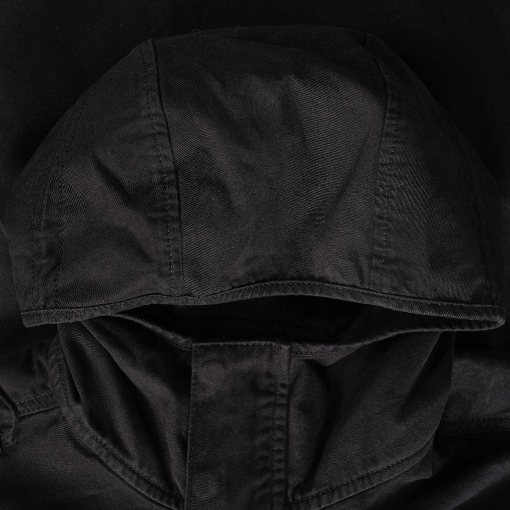 Ma Strum Zip Front Hooded Jacket - Jet Black