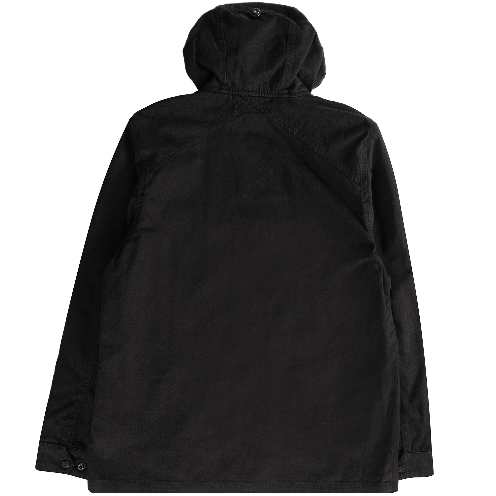 Ma Strum Zip Front Hooded Jacket - Jet Black