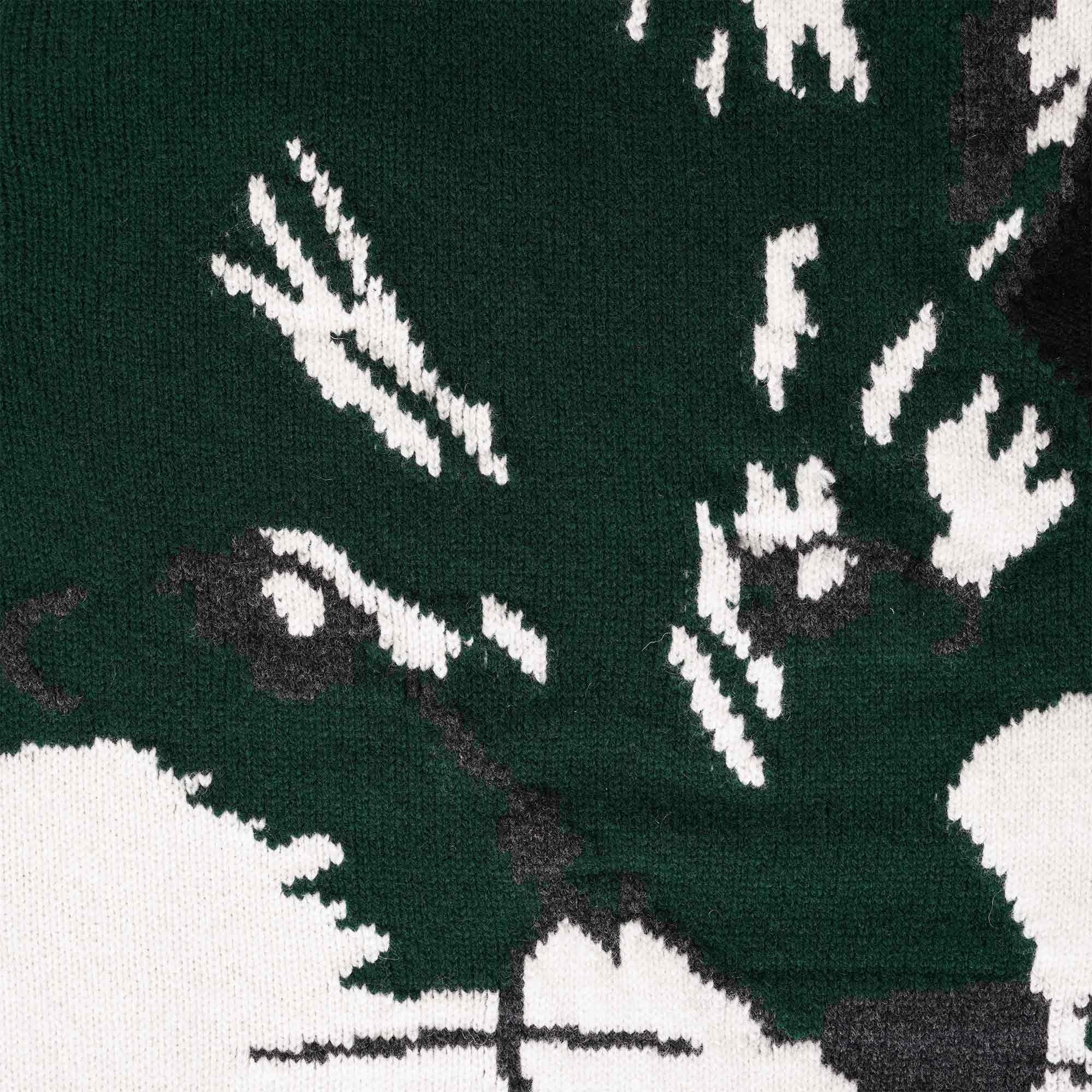 Maison Kitsune Oversize Fox Head Jacquard Pullover - Black