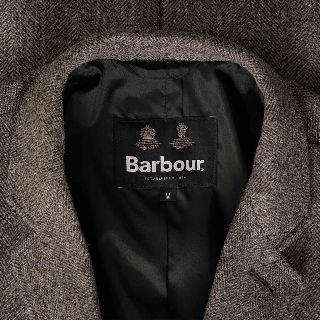 Barbour Hendon Wool Jacket - Charcoal