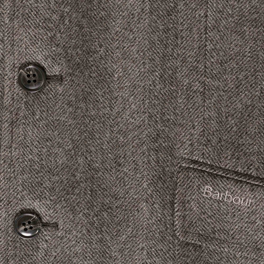 Barbour Hendon Wool Jacket - Charcoal