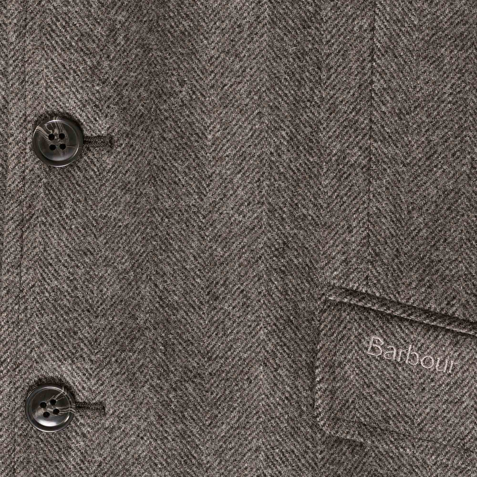 Barbour Hendon Wool Jacket - Charcoal