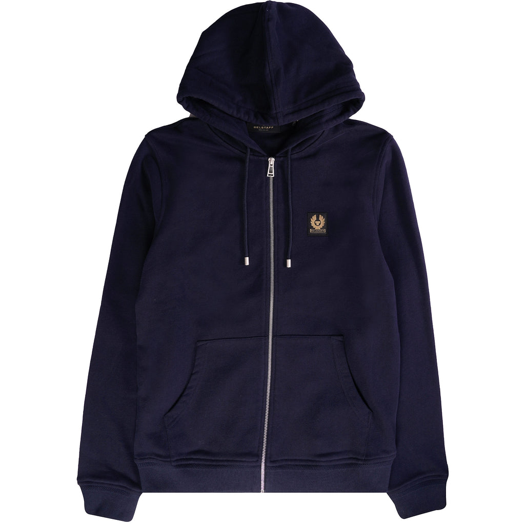 Belstaff Full Zip Hoodie - Dark Ink