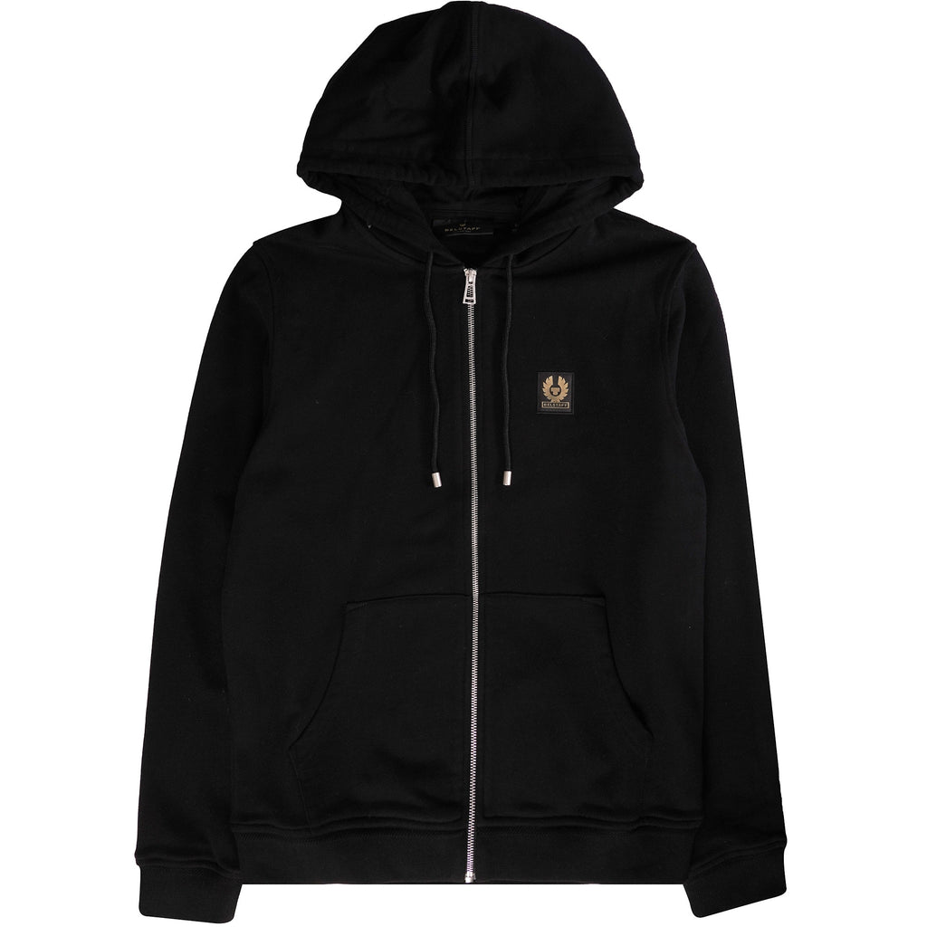 Belstaff Full Zip Hoodie - Black