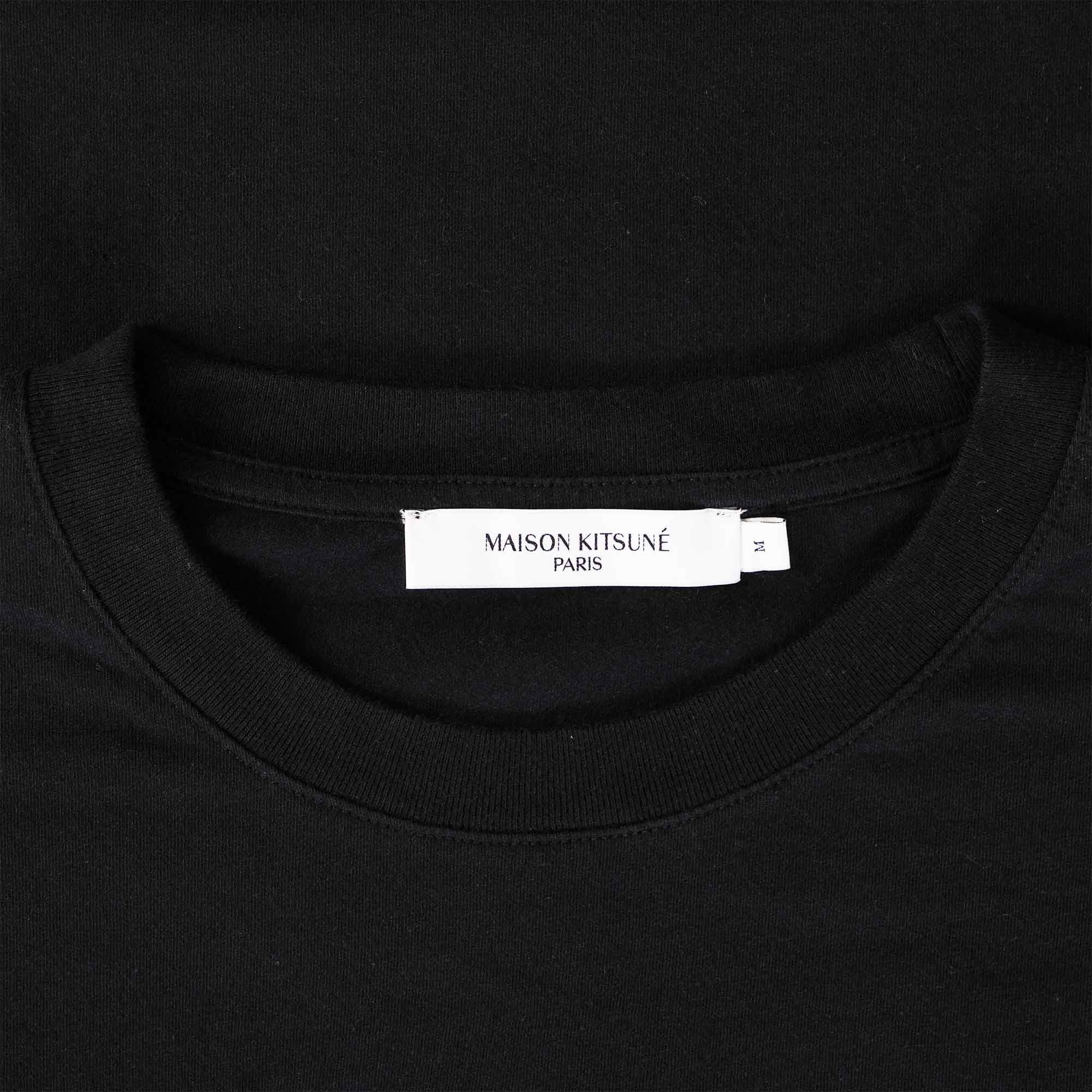 Maison Kitsune Dressed Fox Print Easy T-shirt - Black