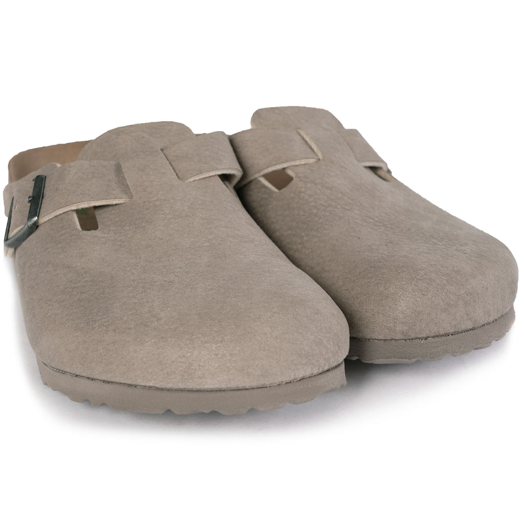 Birkenstock Boston - Desert Dust Gray Taupe