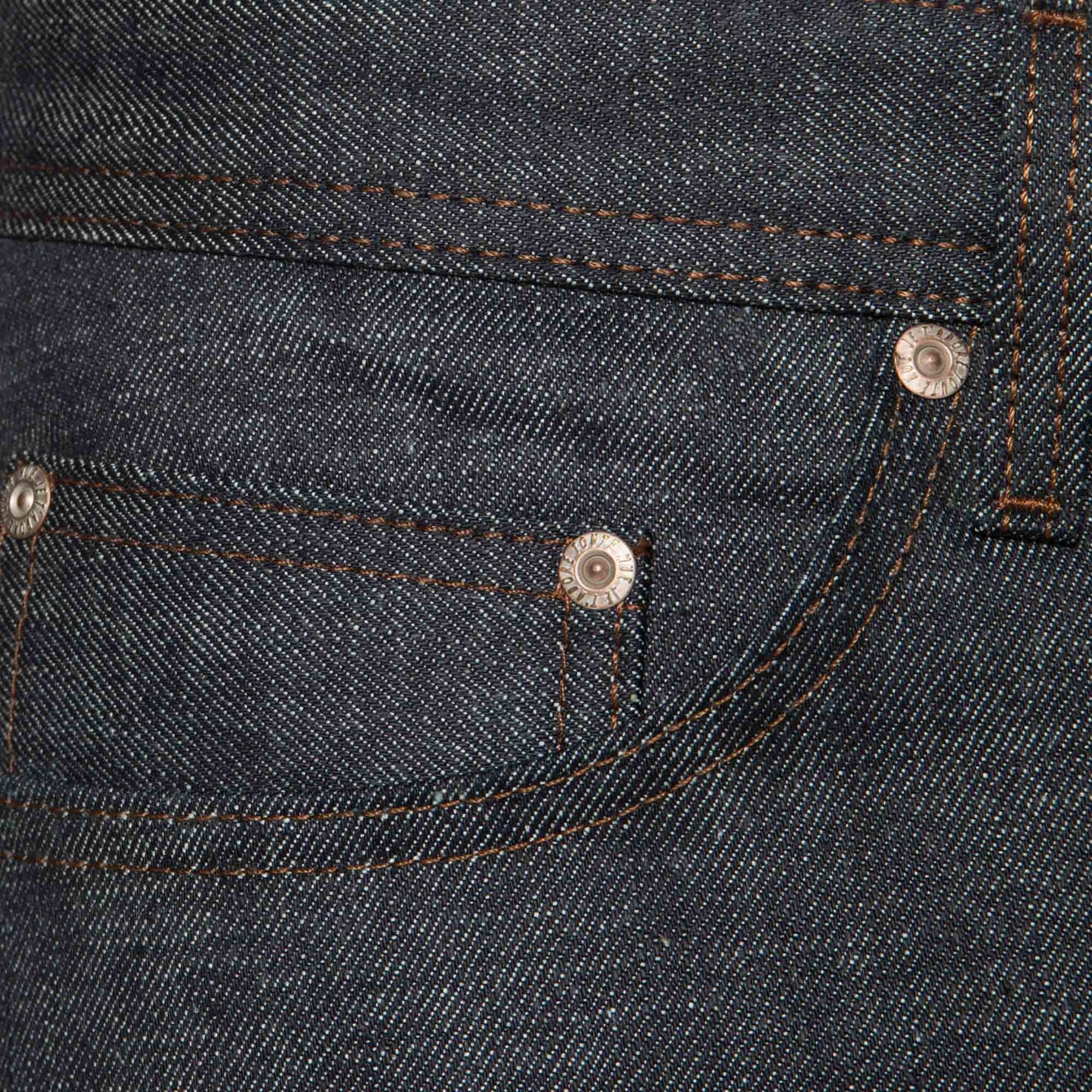 Naked and Famous Denim Weird Guy Scratch-n-Sniff Hiba Cypress - Indigo