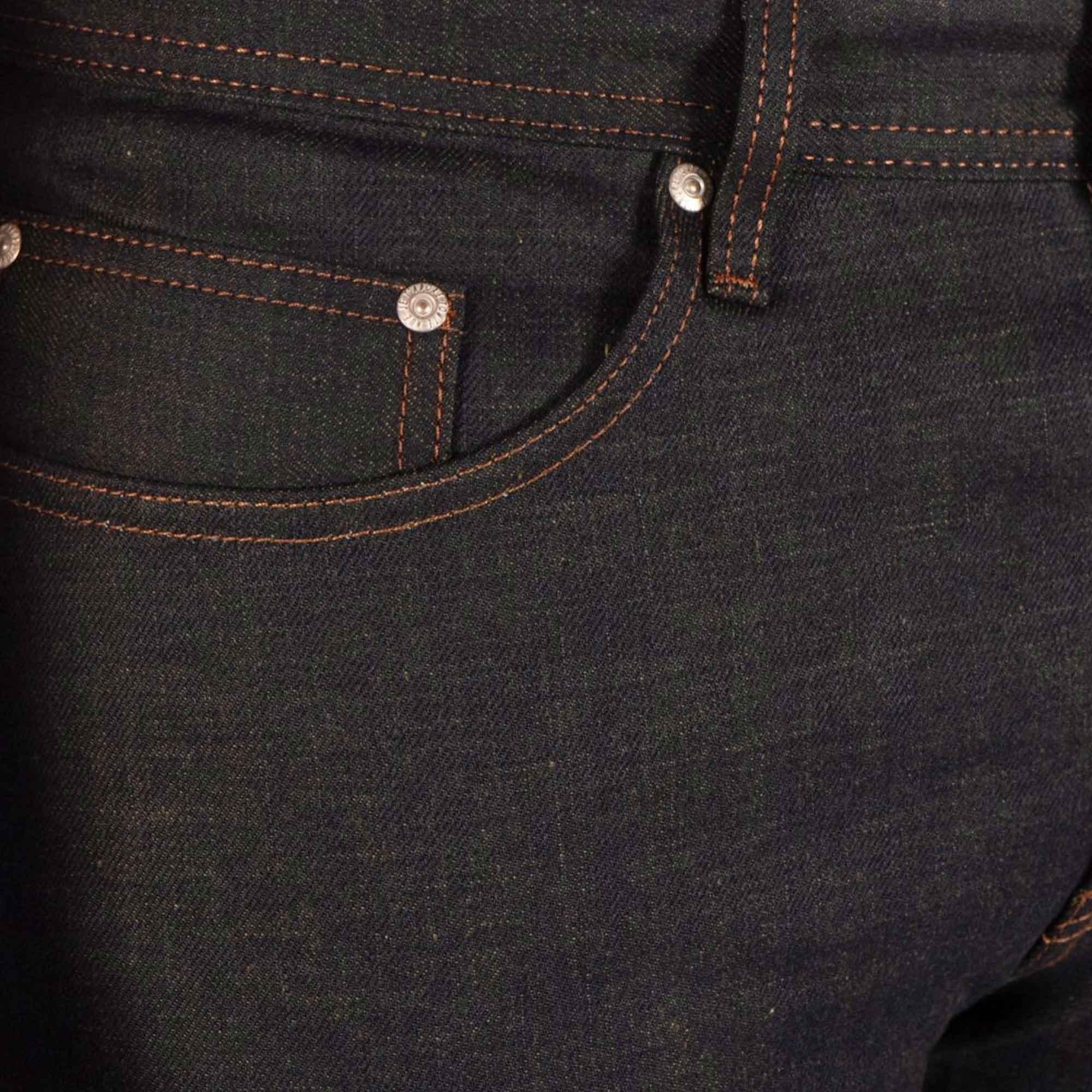 Naked and Famous Denim Weird Guy Catechu Selvedge - Indigo