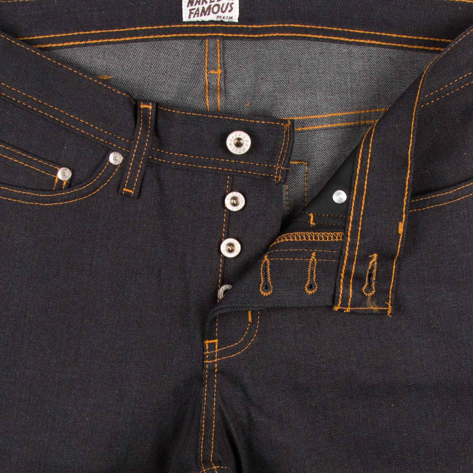 Weird Guy Deep Indigo Stretch Selvedge - Indigo