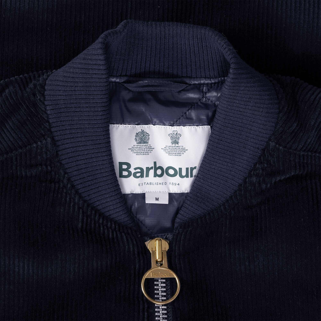 Barbour Slim Line Cord Westmorland Gilet - Navy