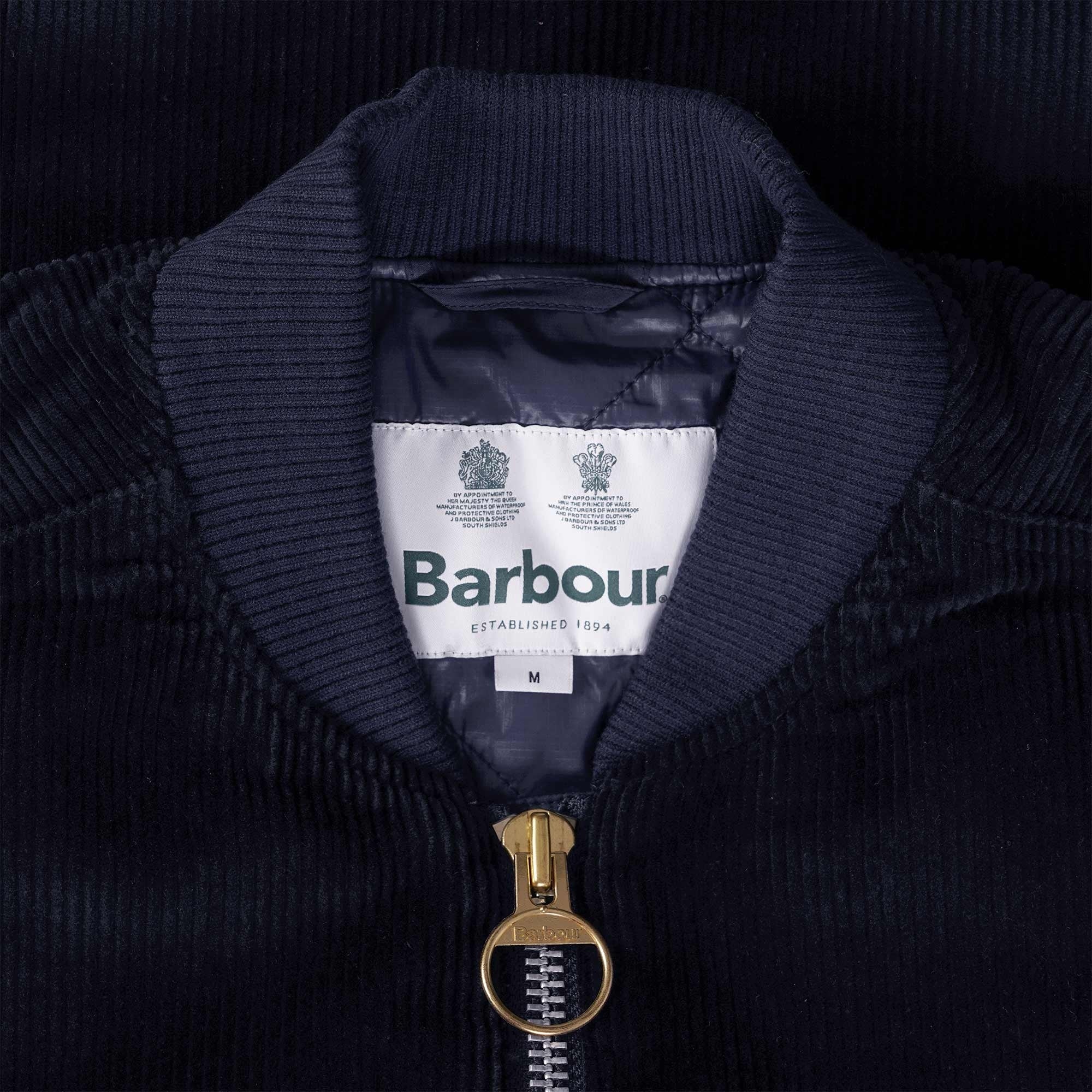 Barbour Slim Line Cord Westmorland Gilet - Navy