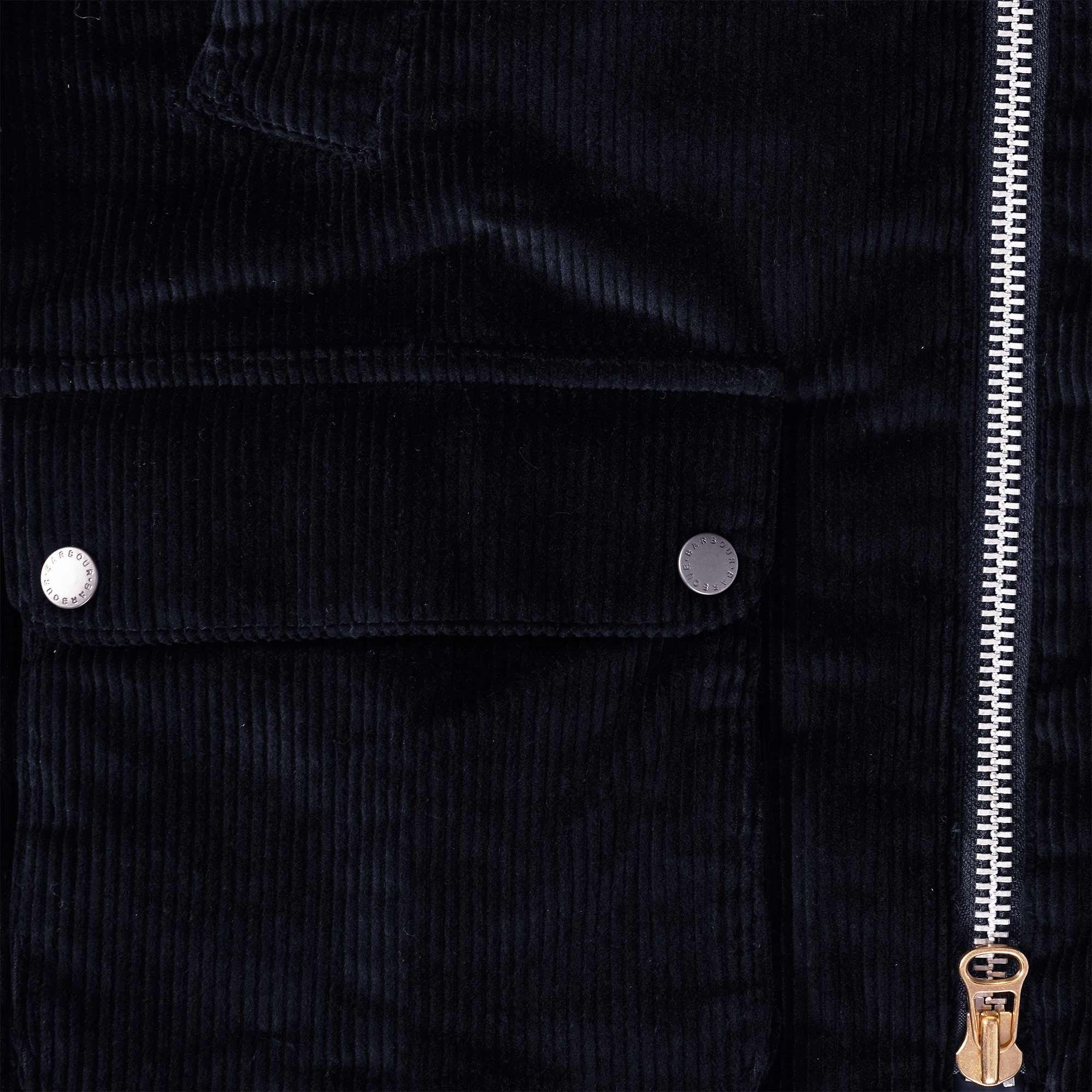 Barbour Slim Line Cord Westmorland Gilet - Navy