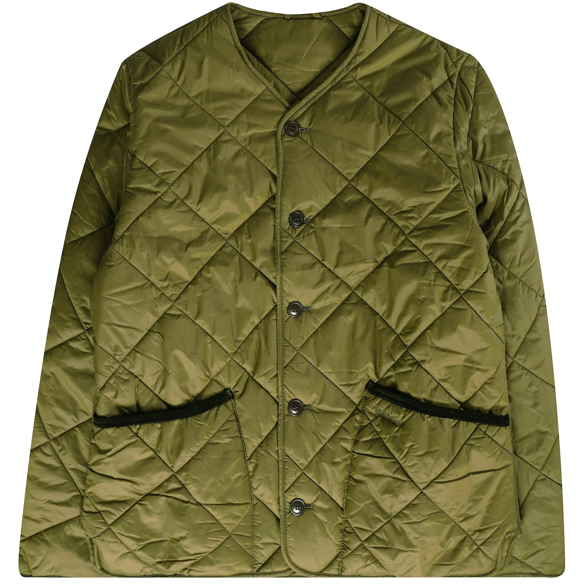 Barbour Liddesdale Cardigan Quilted Jacket - Moss
