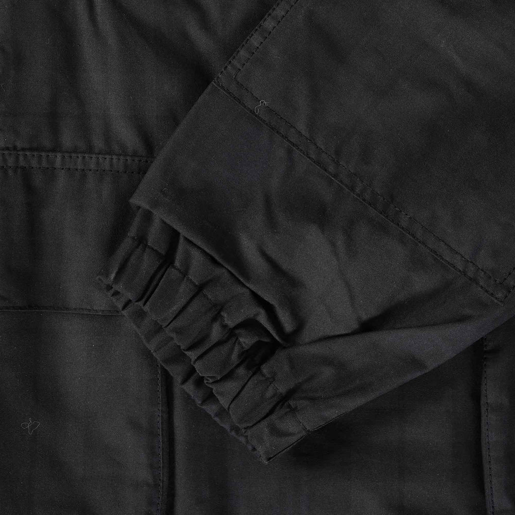 Barbour Slim Line Blackwatch Overhead Wax Jacket - Black