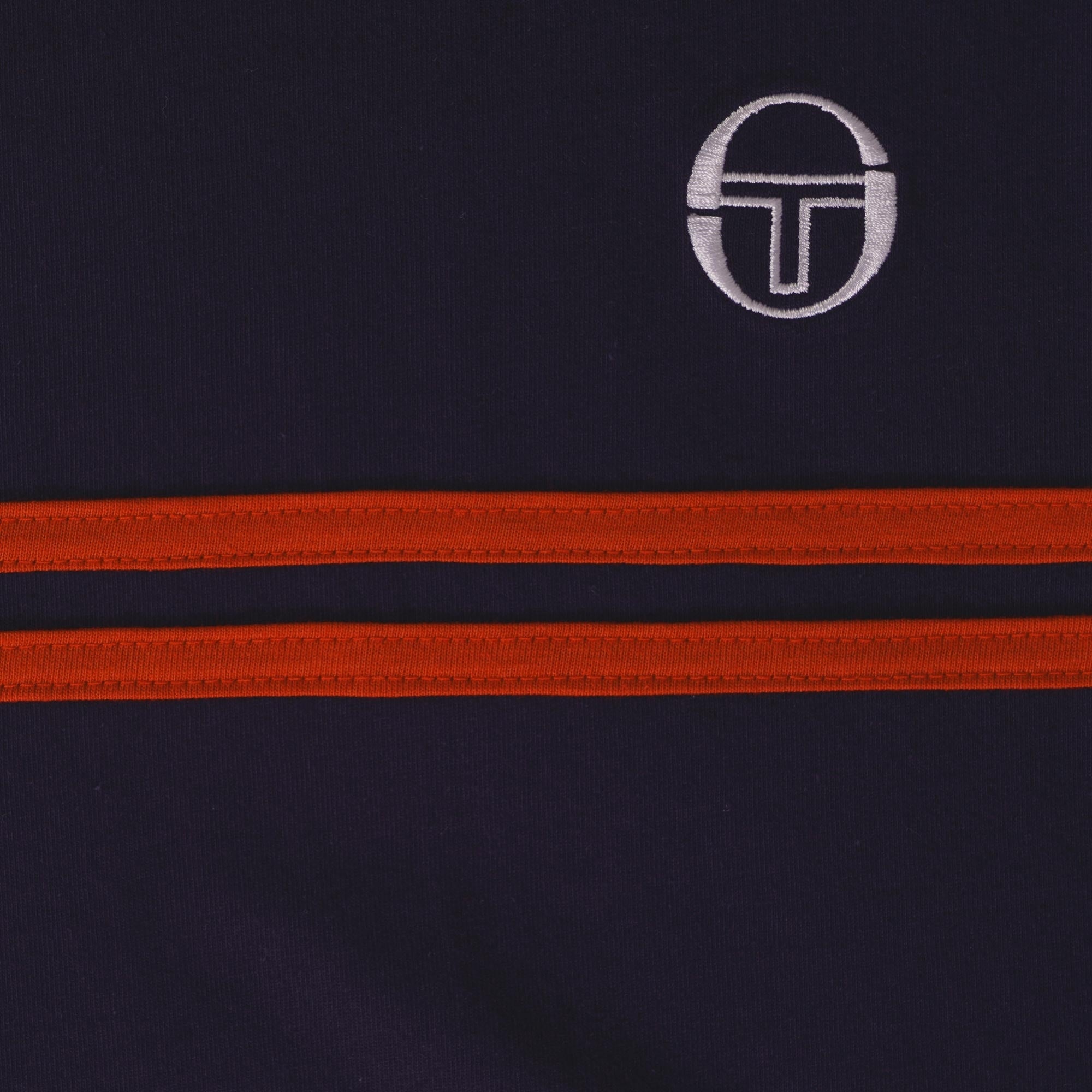 Sergio Tacchini Supermac T-Shirt - Maritime Blue/Adrenaline Rush