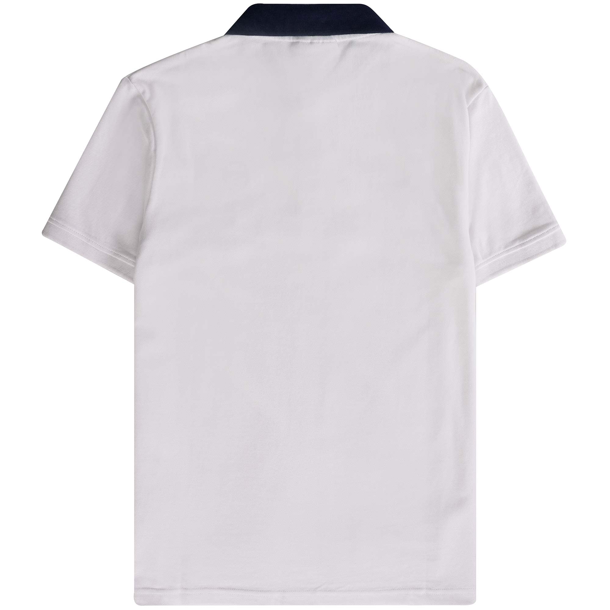 Sergio Tacchini Supermac Polo Shirt - White/Adrenaline Rush