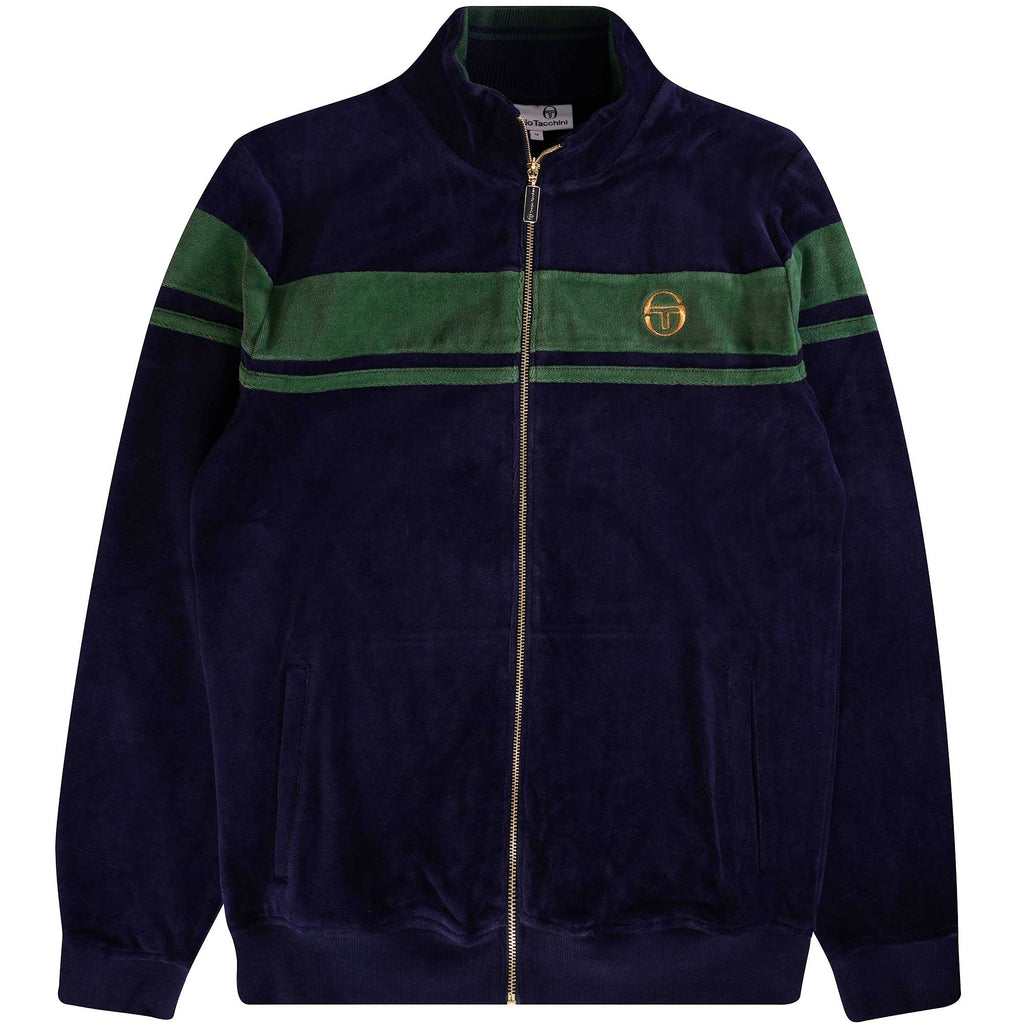 Sergio Tacchini Damarindo Track Top - Maritime Blue/Dark Green