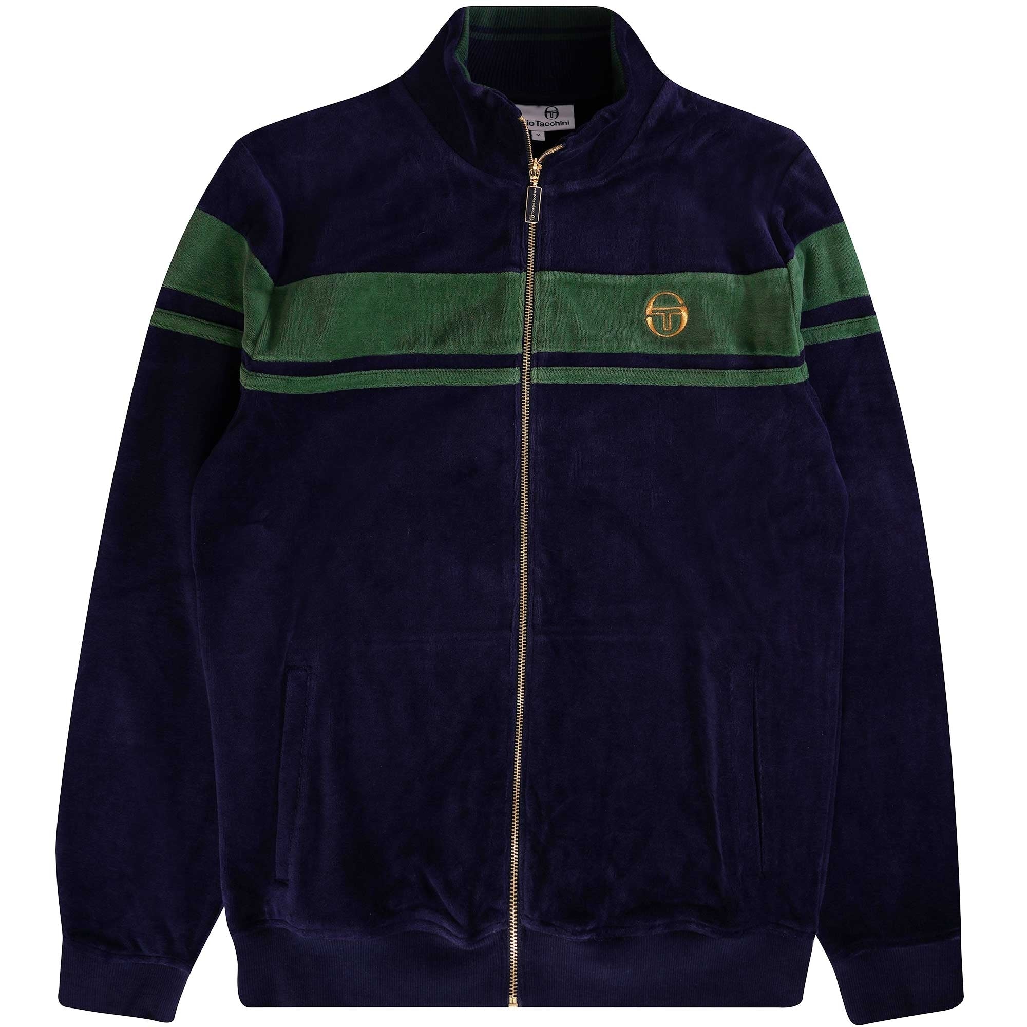 Sergio Tacchini Damarindo Track Top - Maritime Blue/Dark Green
