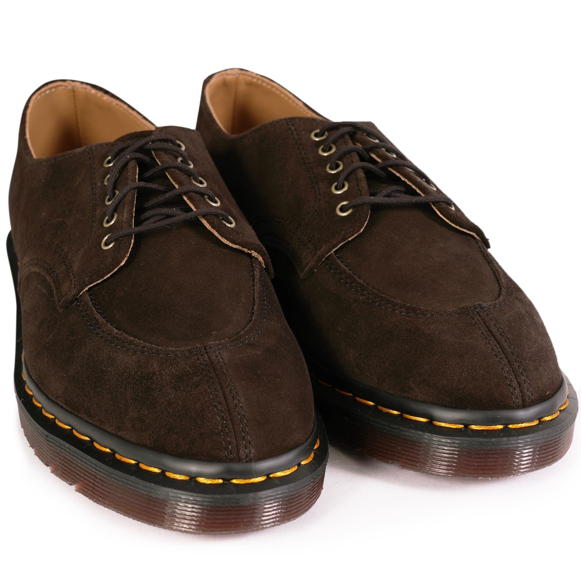 Dr. Martens 2046 Repello Calf Suede - Chocolate – Stuarts London