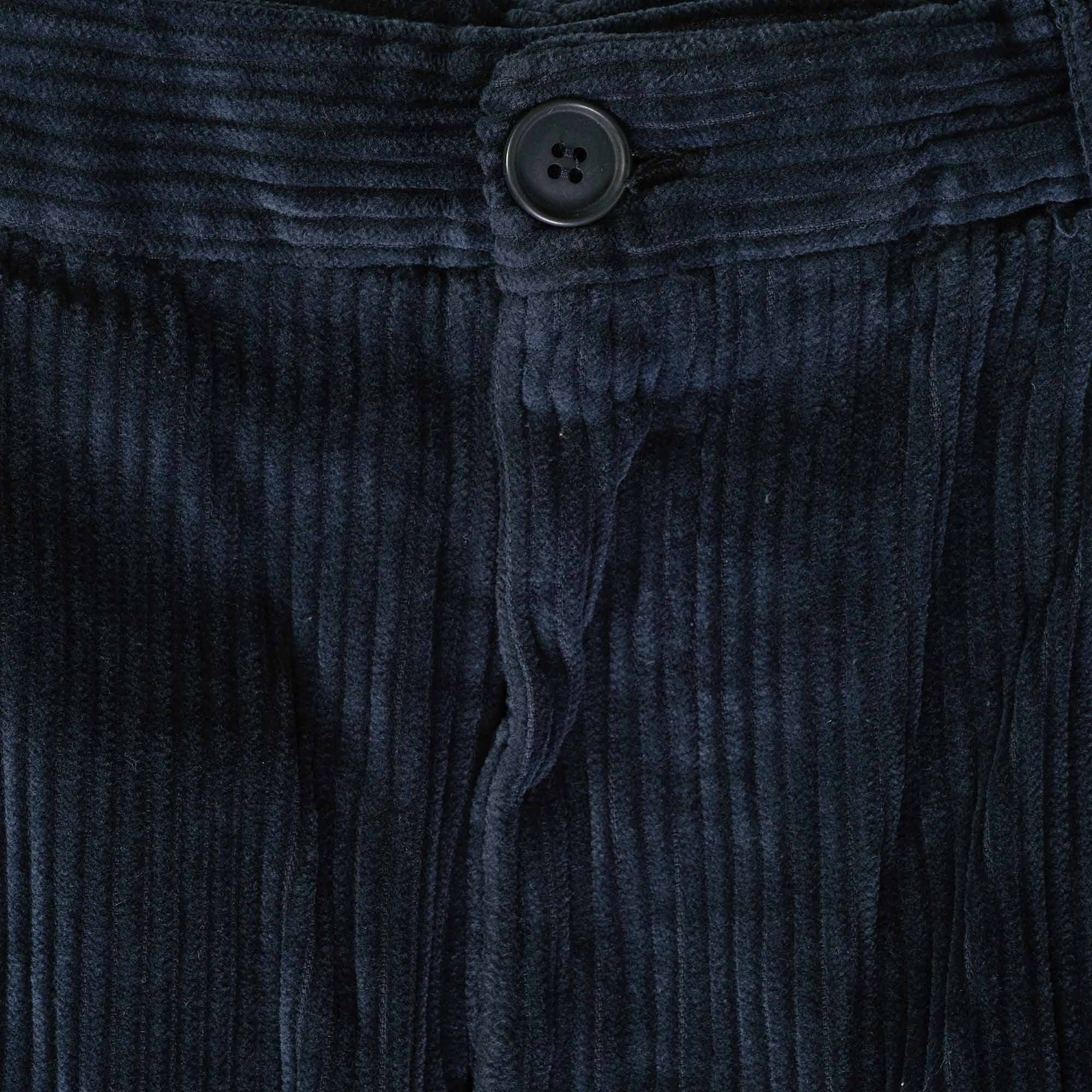 Manuel Jumbo Cord Trousers - Night Sky