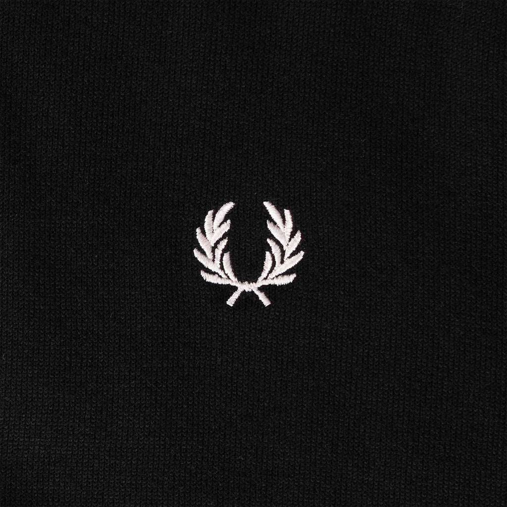 Fred Perry K4 Long Sleeve Knitted Polo Shirt - Black