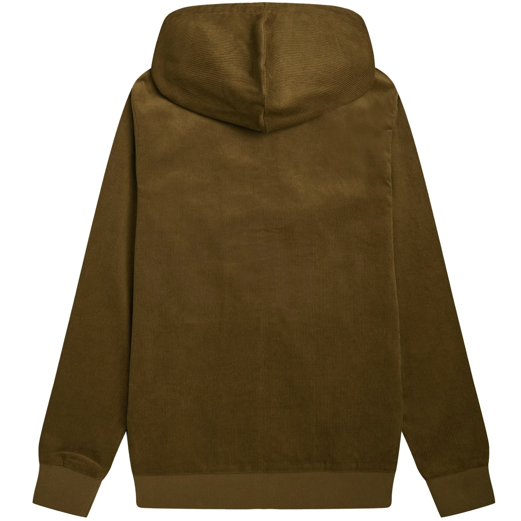 Fred Perry Corduroy Hooded Track Jacket - Shaded Stone