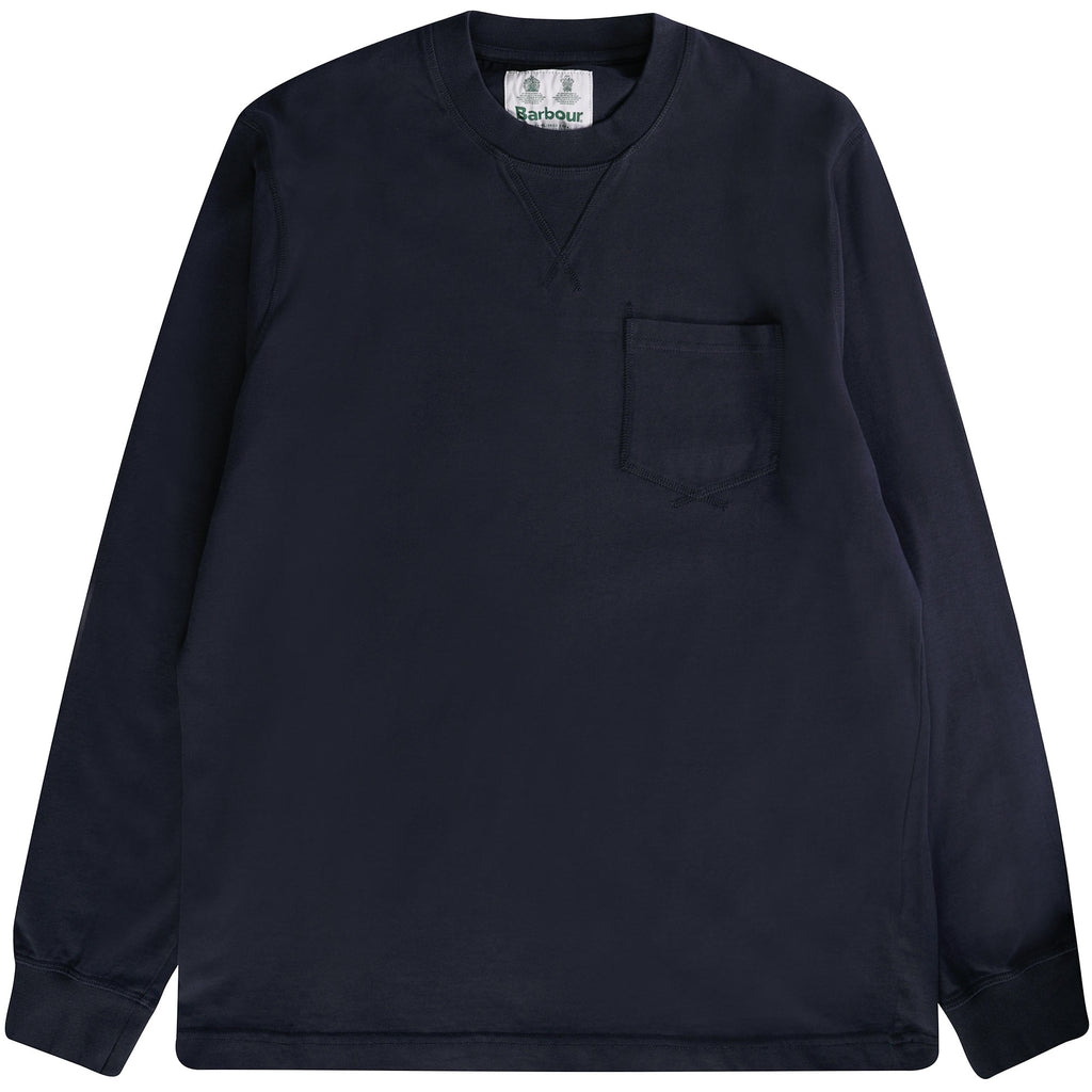 Barbour Sheppey Long Sleeve T-Shirt - Navy