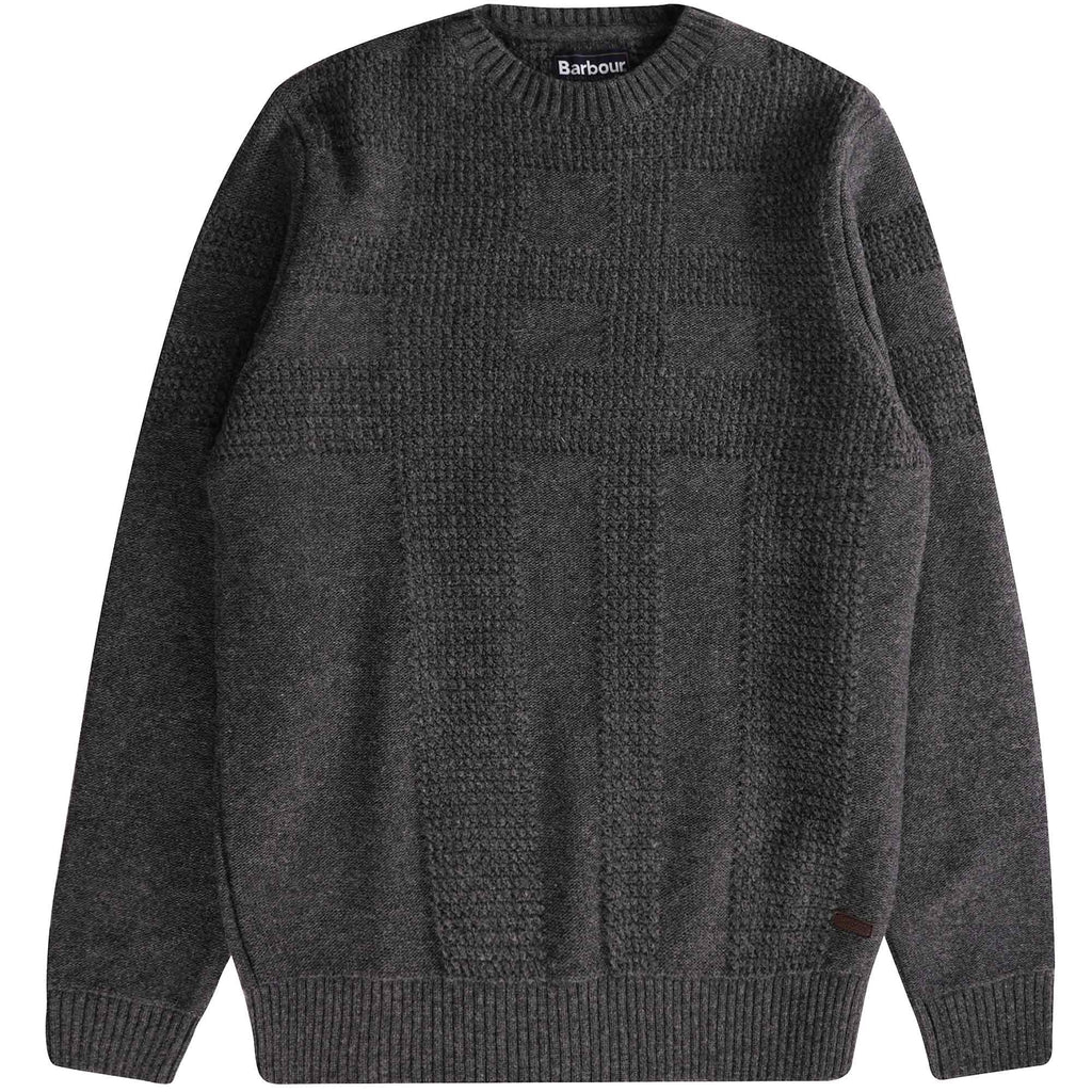 Barbour Townend Crew Jumper - Charcoal