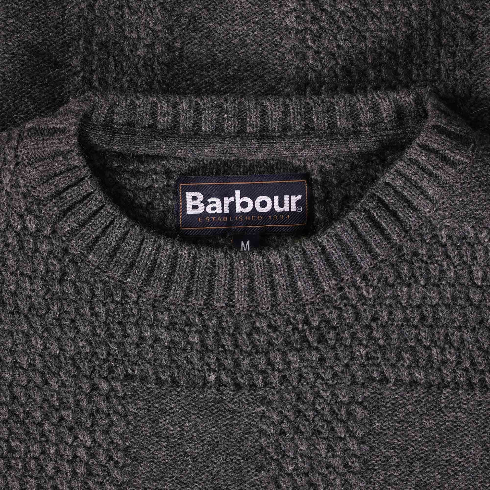 Barbour Townend Crew Jumper - Charcoal