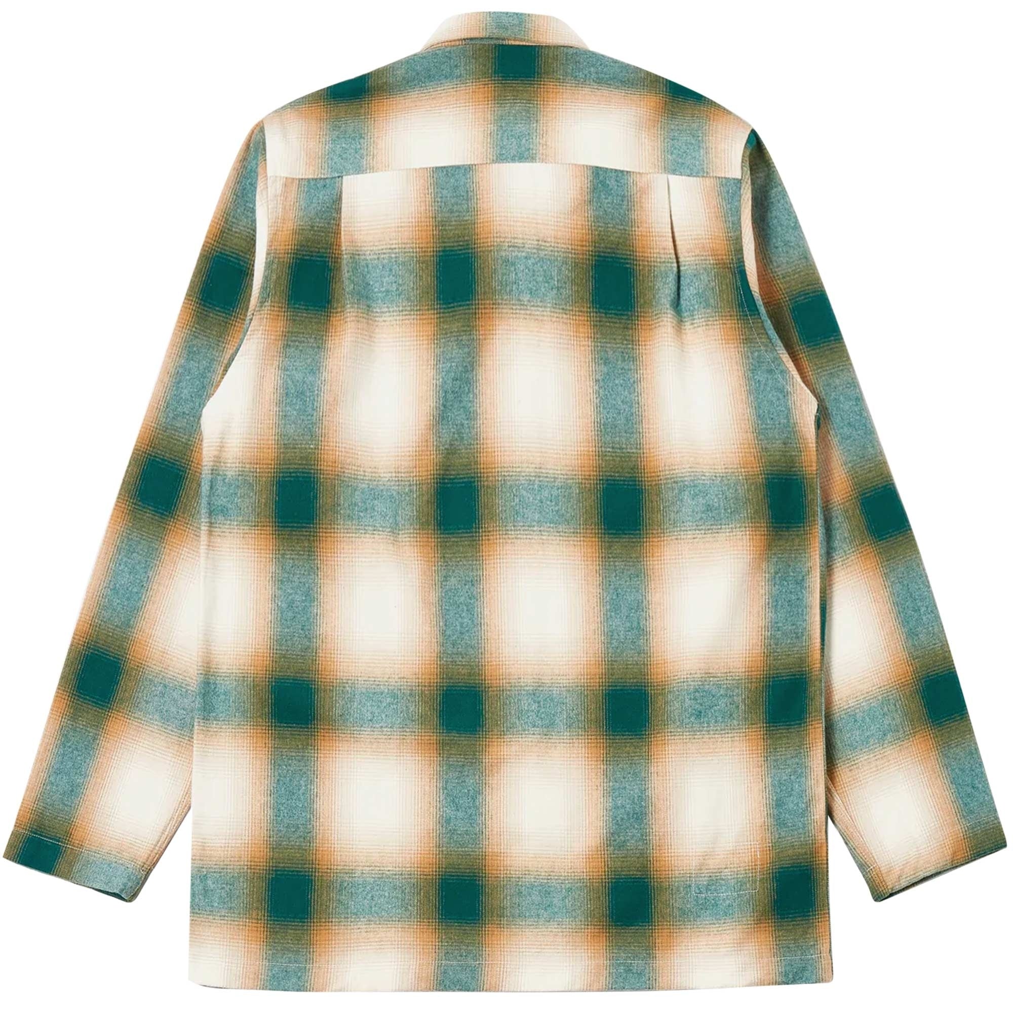 Universal Works Easy Overshirt - Olive/Orange