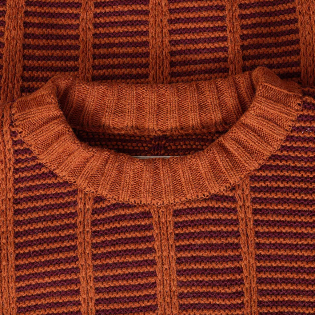 Anonymous Ism Ladder Knit Crew - Orange