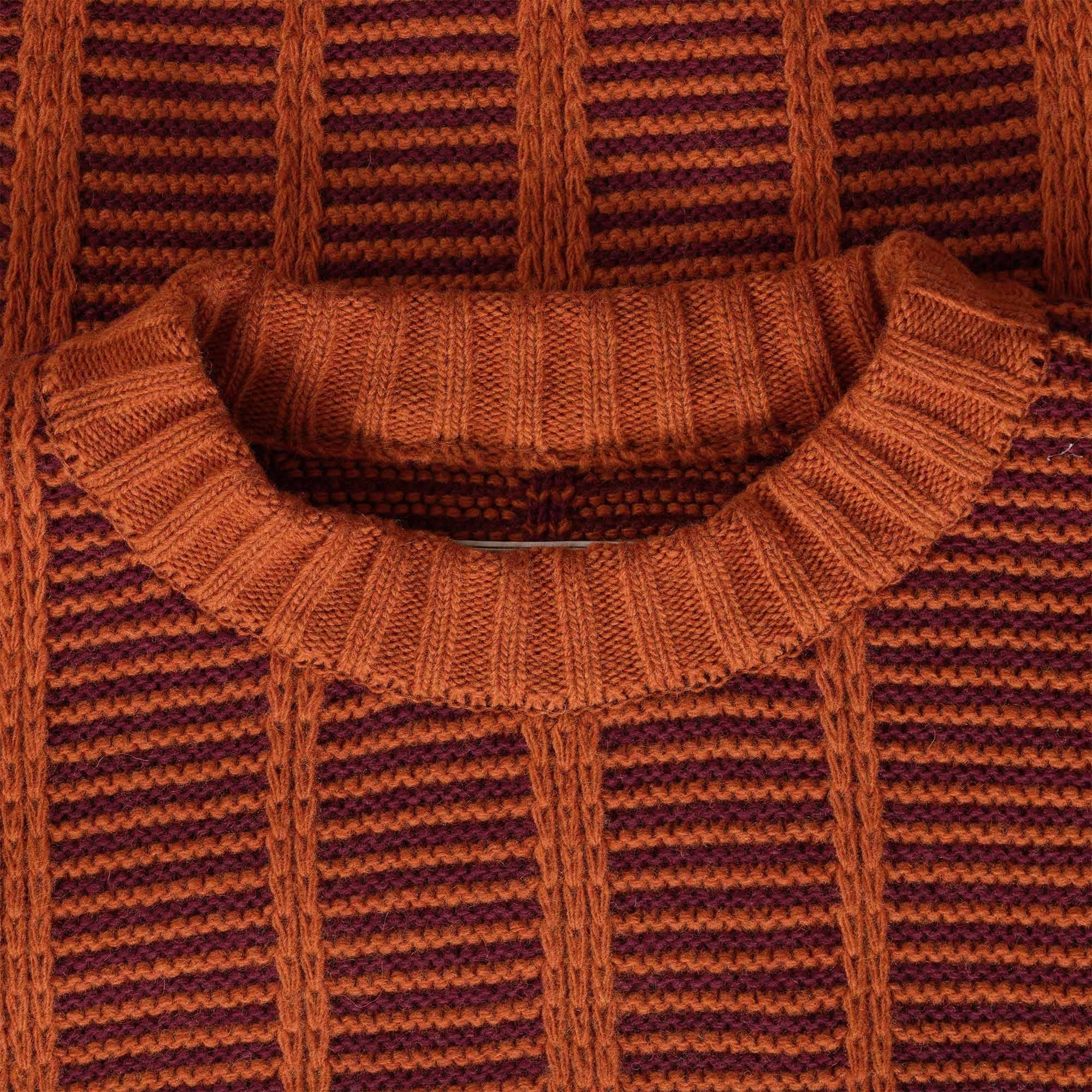 Anonymous Ism Ladder Knit Crew - Orange