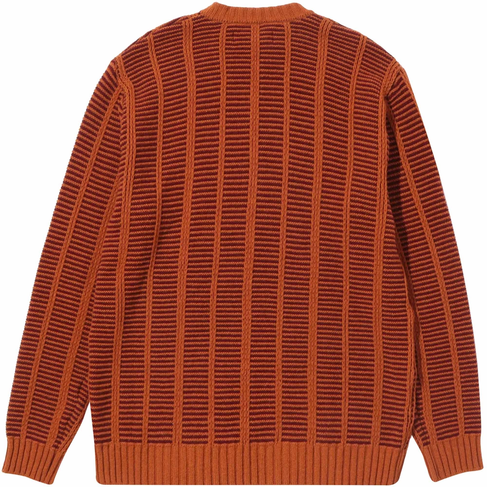 Anonymous Ism Ladder Knit Crew - Orange