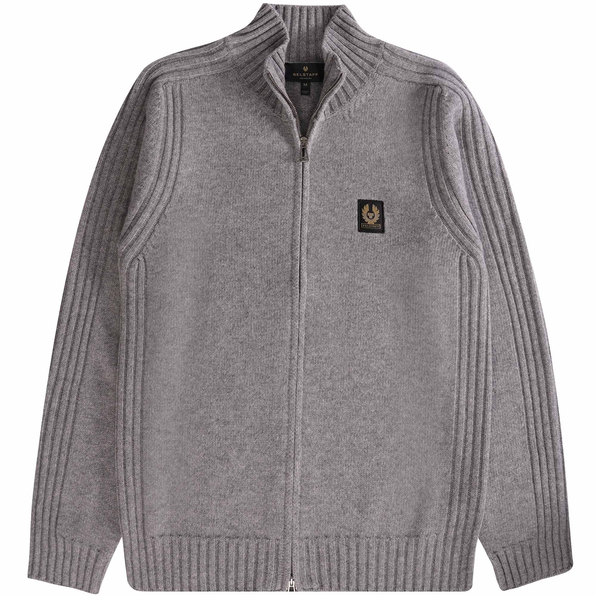 Belstaff Watch Zip Cardigan - Pale Grey