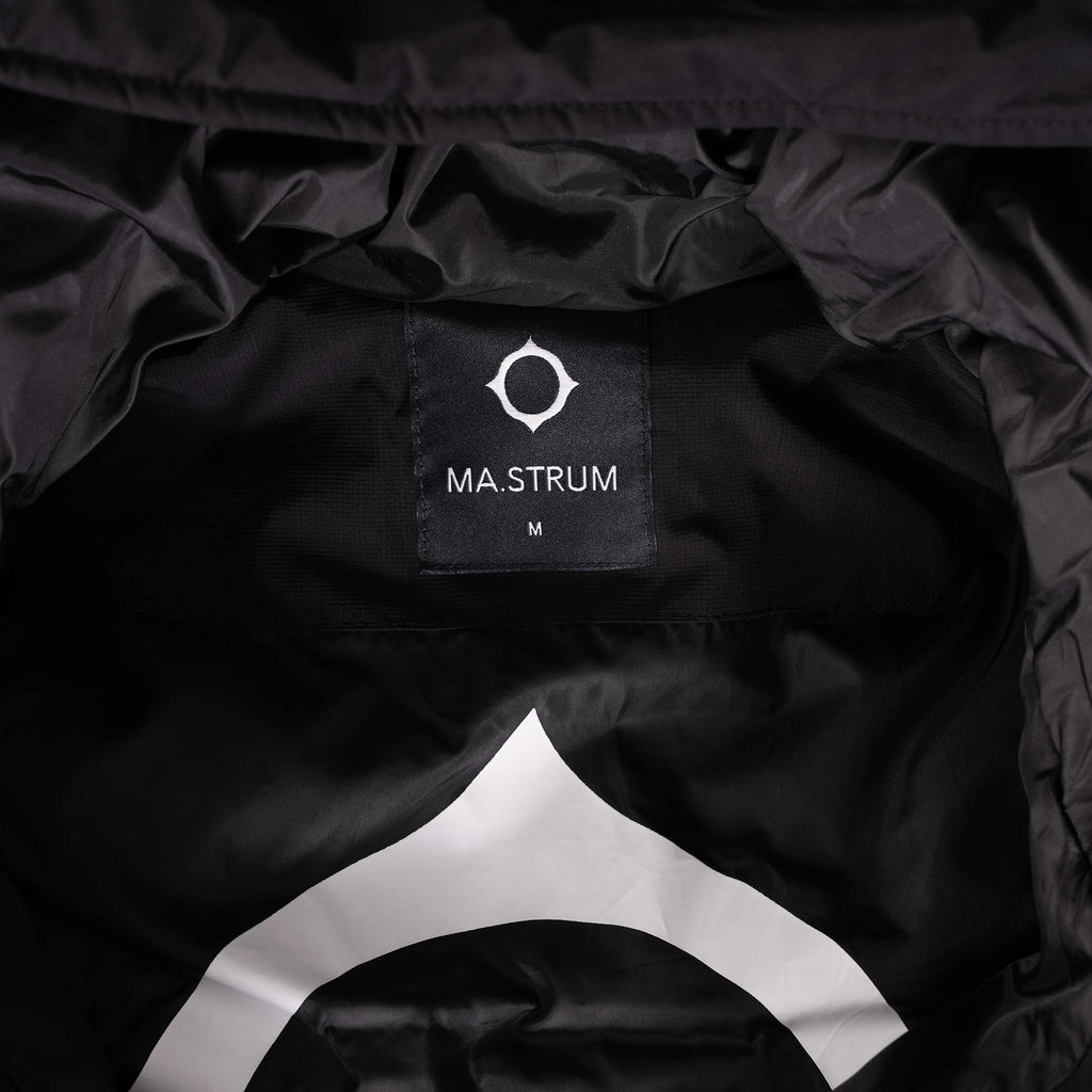 Ma Strum Long Down Coat - Jet Black