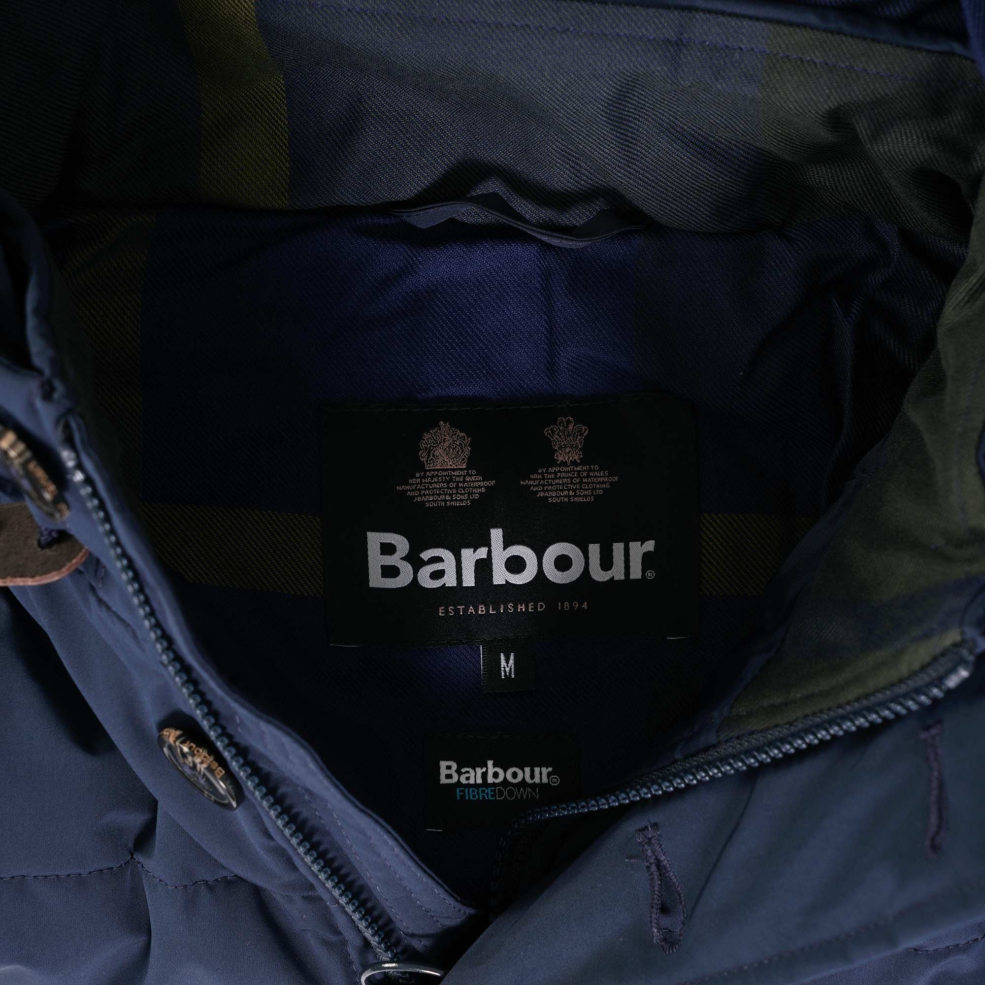 Barbour Chelsea Baffle Quilted Jacket - Navy