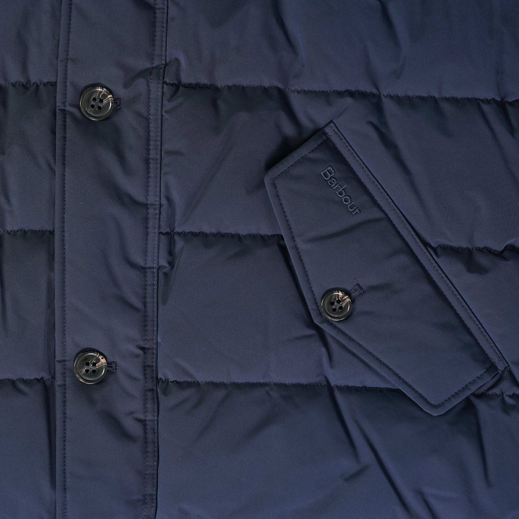 Barbour Chelsea Baffle Quilted Jacket - Navy