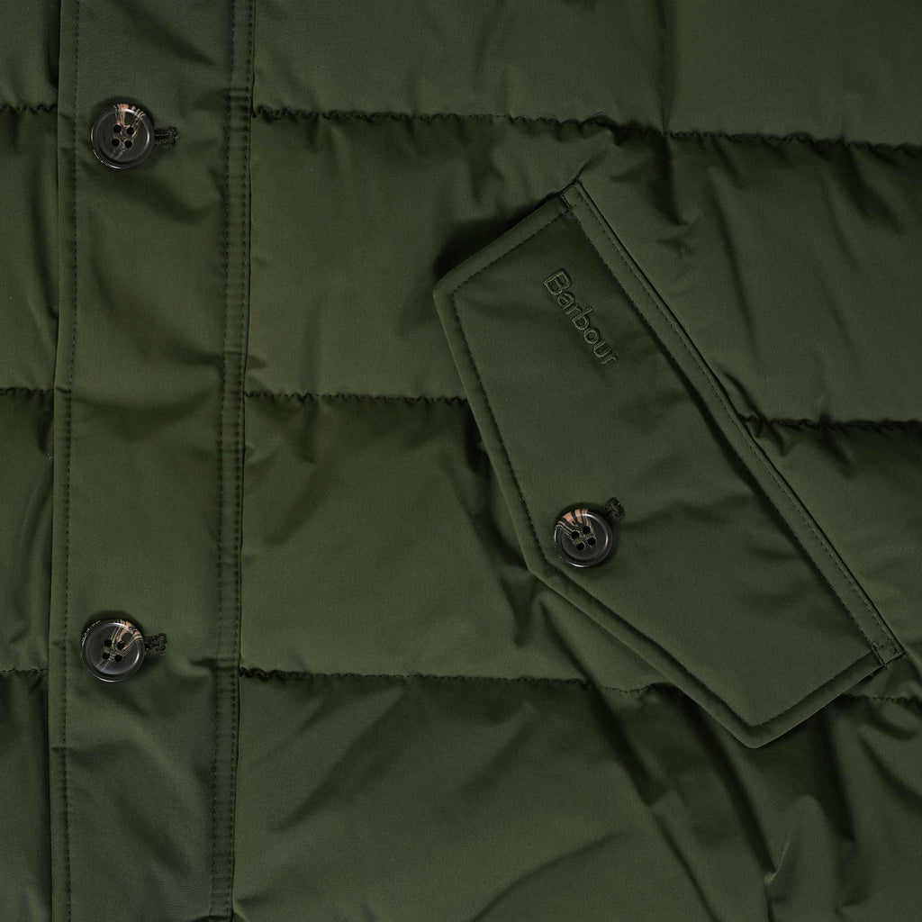 Barbour Chelsea Baffle Quilted Jacket - Sage