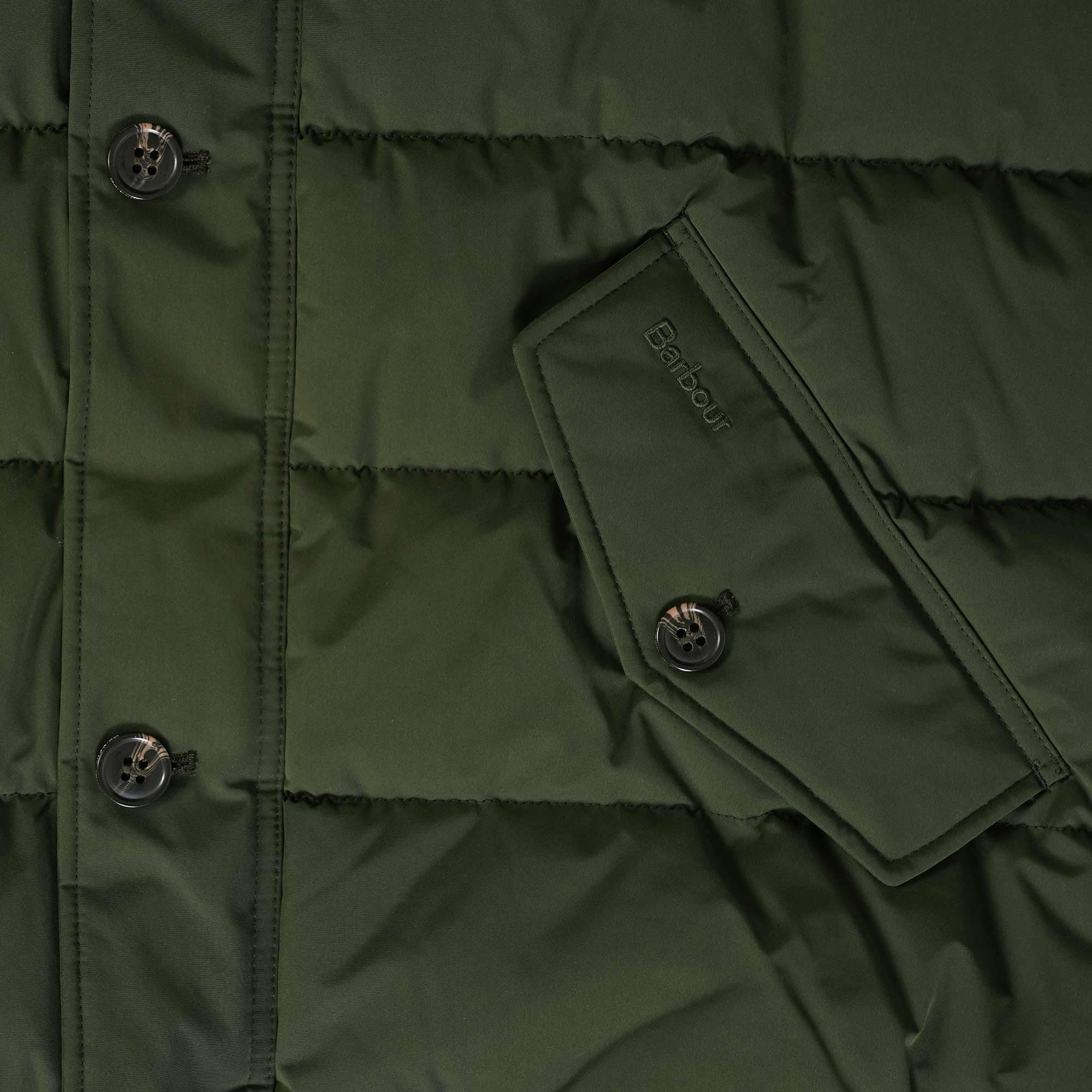 Barbour Chelsea Baffle Quilted Jacket - Sage