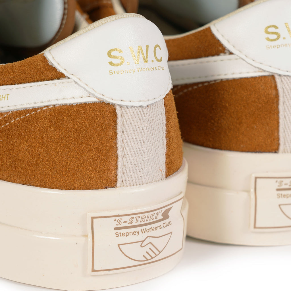 Stepney Workers Club Dellow S-Strike Suede - Tan/White