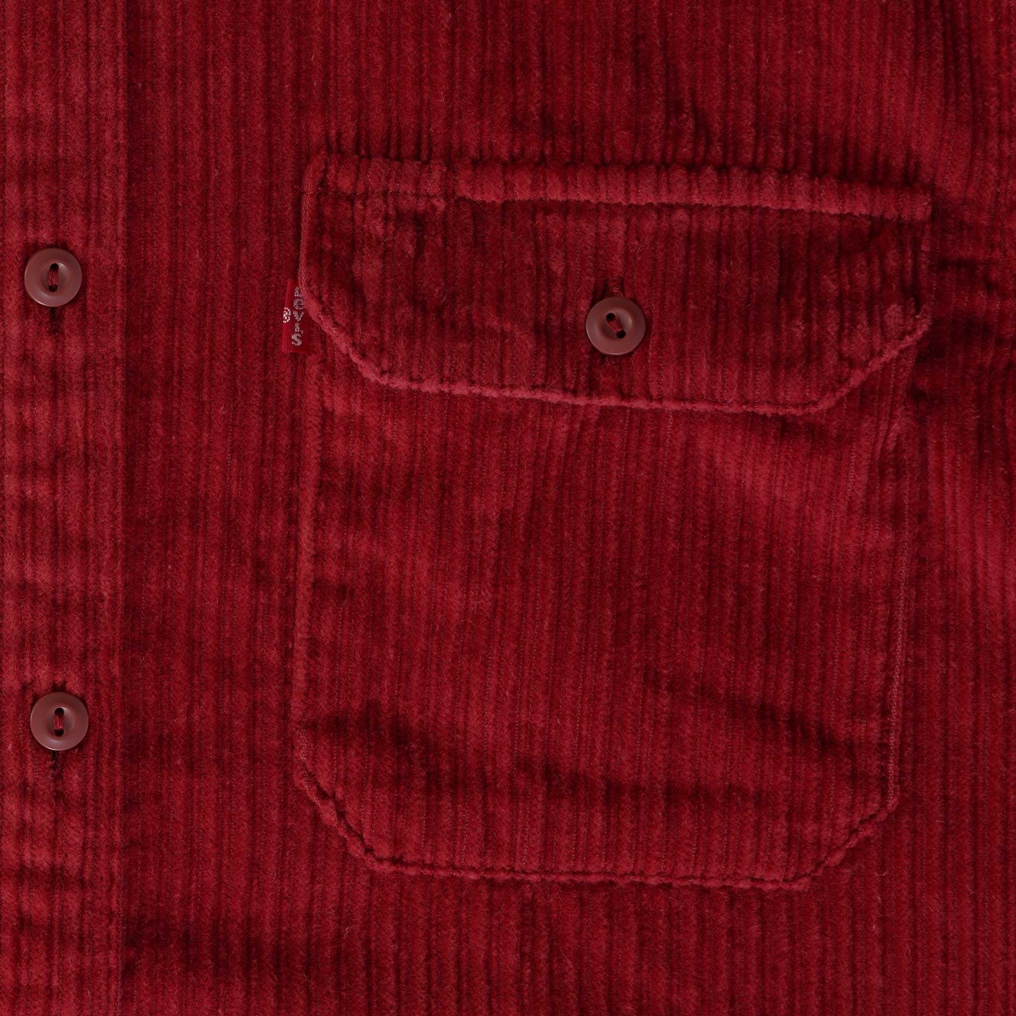 Levi's® Jackson Worker Overshirt - Brick Red