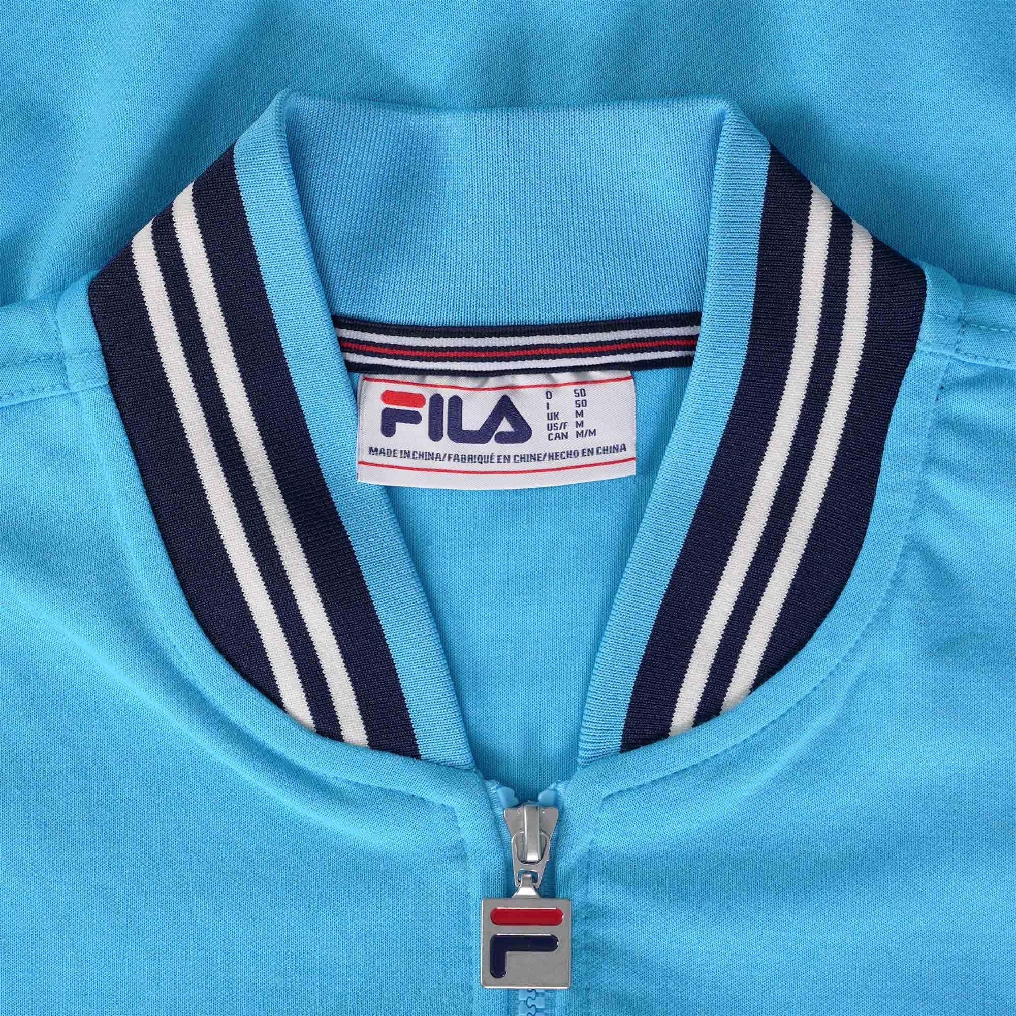 Fila Vintage Settanta Baseball Track Jacket - Aquarius