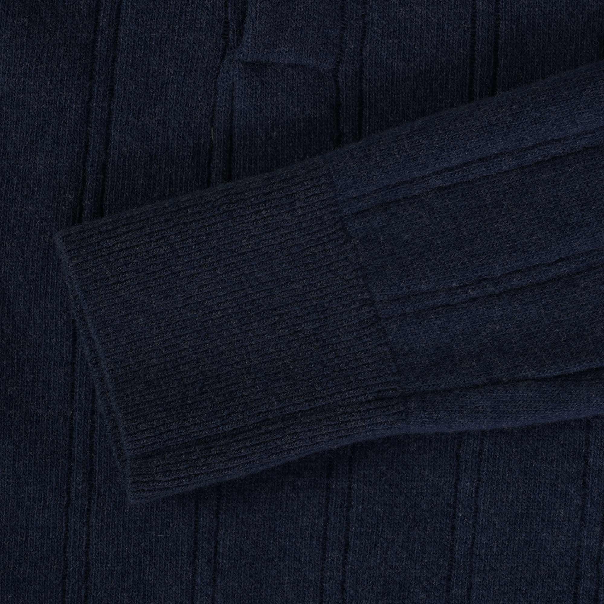Oliver Spencer Pablo Knitted Polo Shirt - Navy