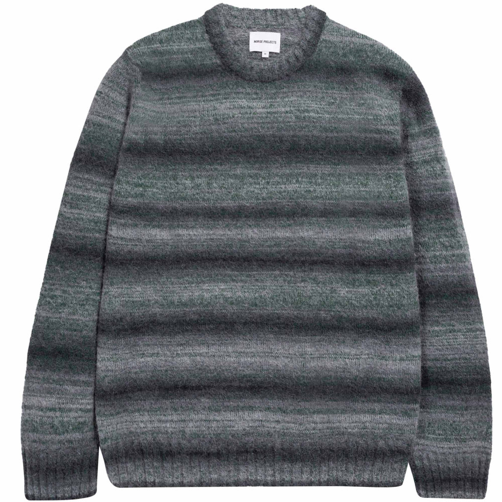 Norse Projects Sigfred Space Dye Jumper - Medium Grey