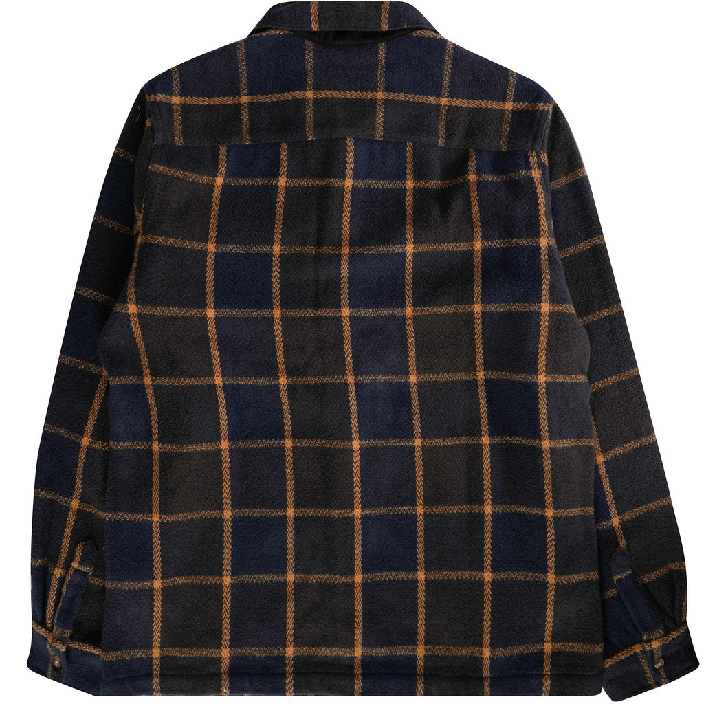 Timberland Plaid Woven Overshirt - Navy/Orange