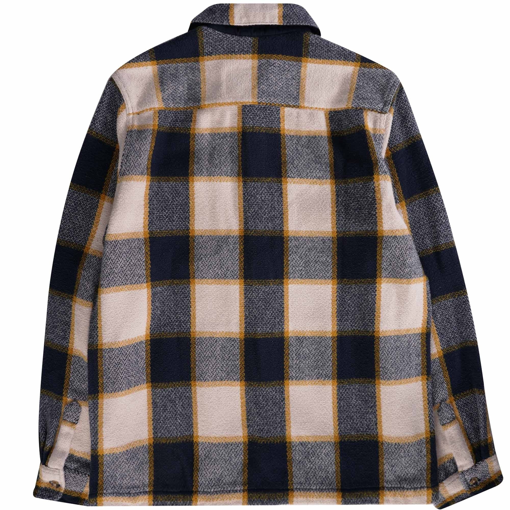 Timberland Plaid Woven Overshirt - Navy/White