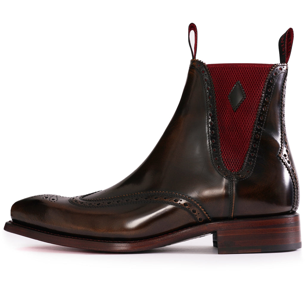 Jeffery West Hendrix-B Wight Chelsea Boot - Caramel
