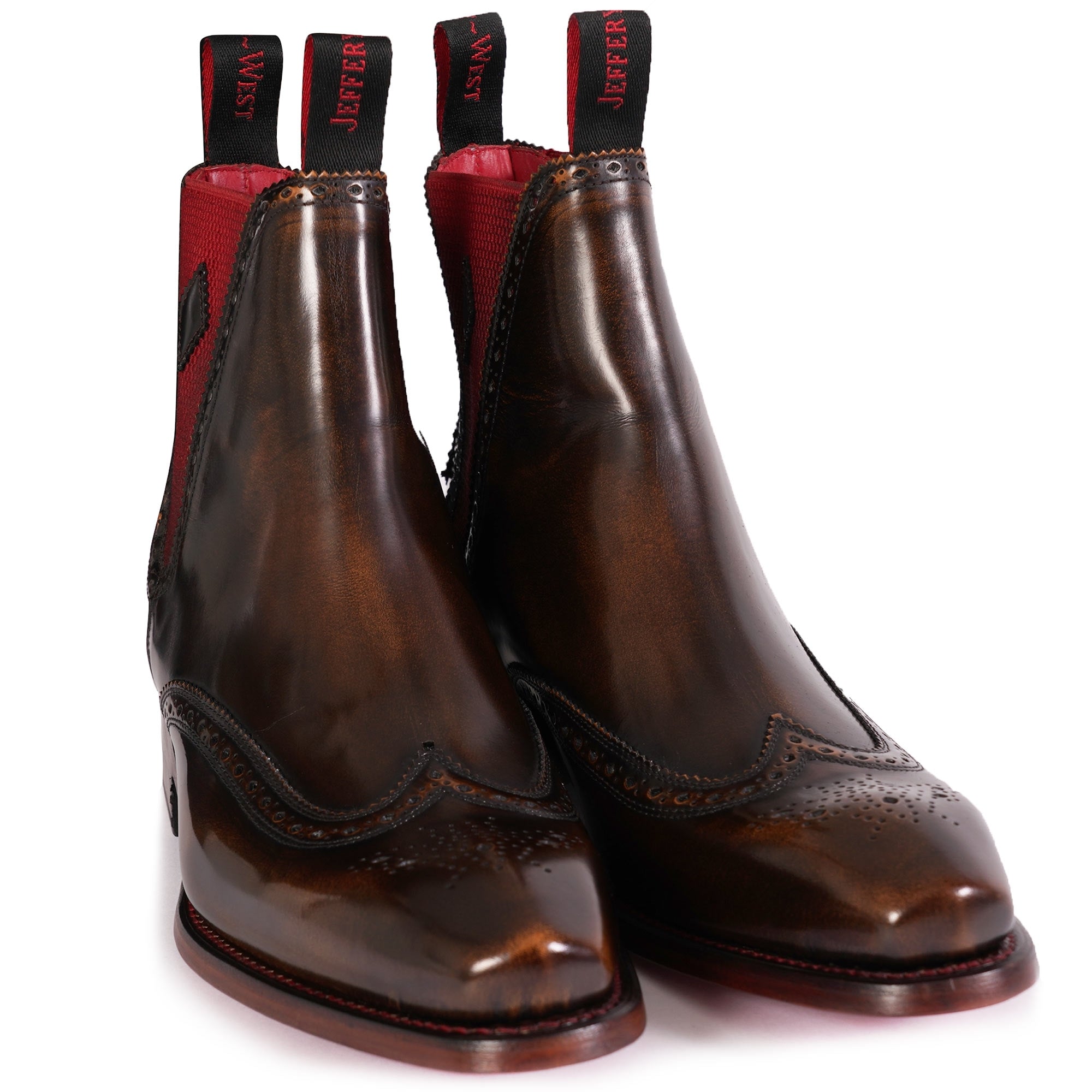 Jeffery West Hendrix-B Wight Chelsea Boot - Caramel