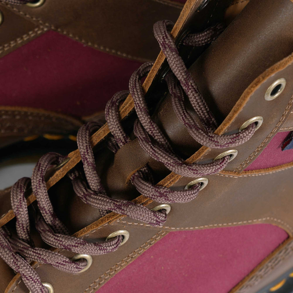 Dr. Martens Made In England 1460 Padded Panel Lace Up Boots - Brown