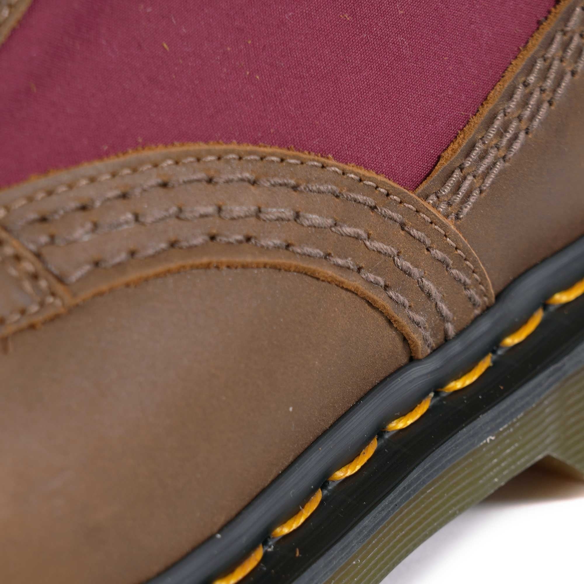 Dr. Martens Made In England 1460 Padded Panel Lace Up Boots - Brown